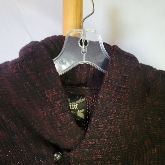 For Him London Men's Sweater Brown and Black long sleeve - Picture 3 of 10